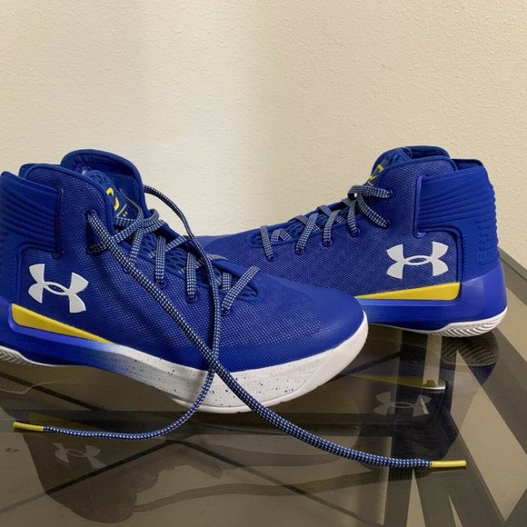 Men's Under Armour CURRY 3ZERO Blue Sneakers 11.5 - Picture 6 of 7